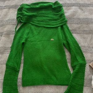 Lacoste Green sweater Size 7